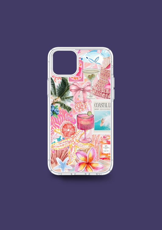Tropical Pop – Summer Collage Case 🍹🌺 - Insert Only Design