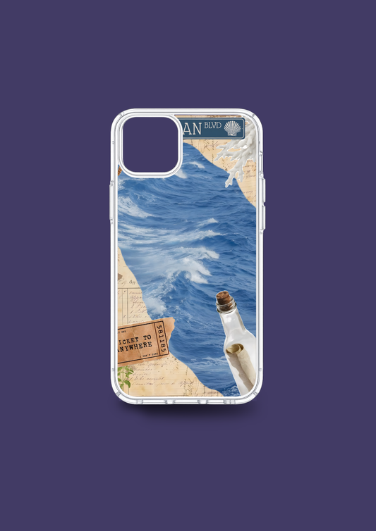 Ocean Letter – Summer Stories Case 🌊📜 - Insert Only Design