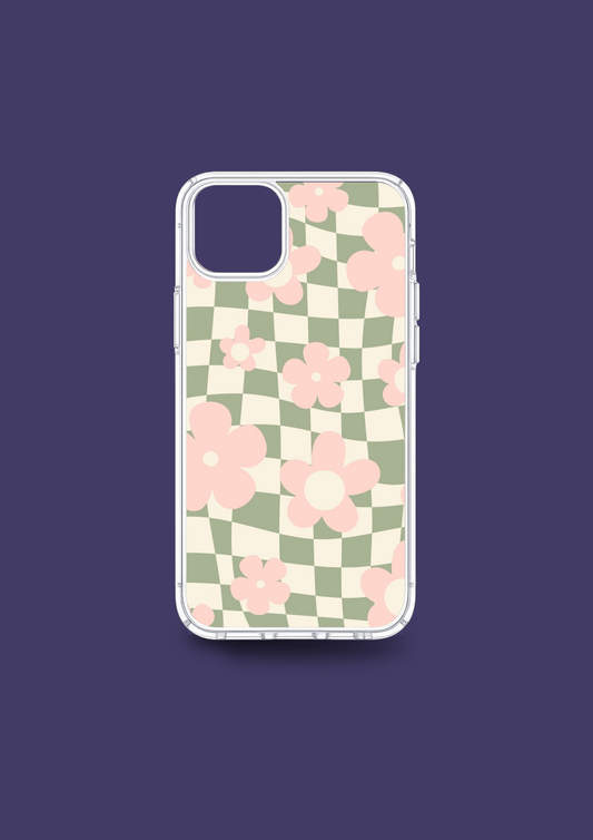 Retro Bloom Check - Insert Only Design