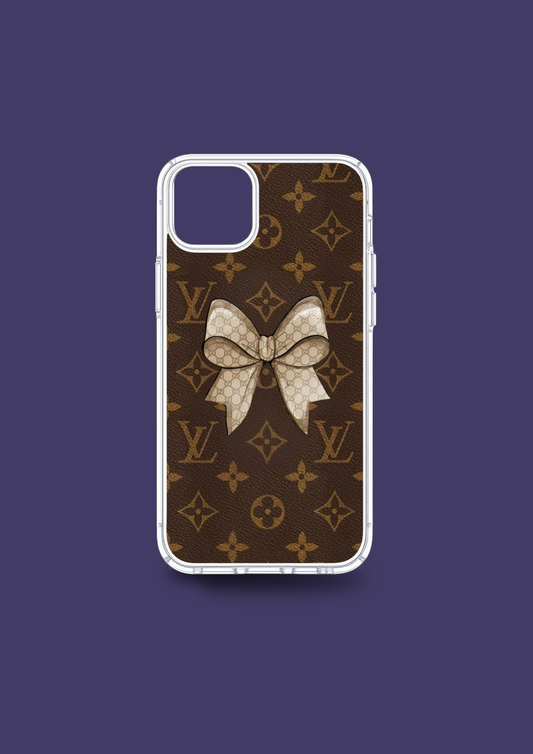 Velvet Monogram Bow - Insert Only Design