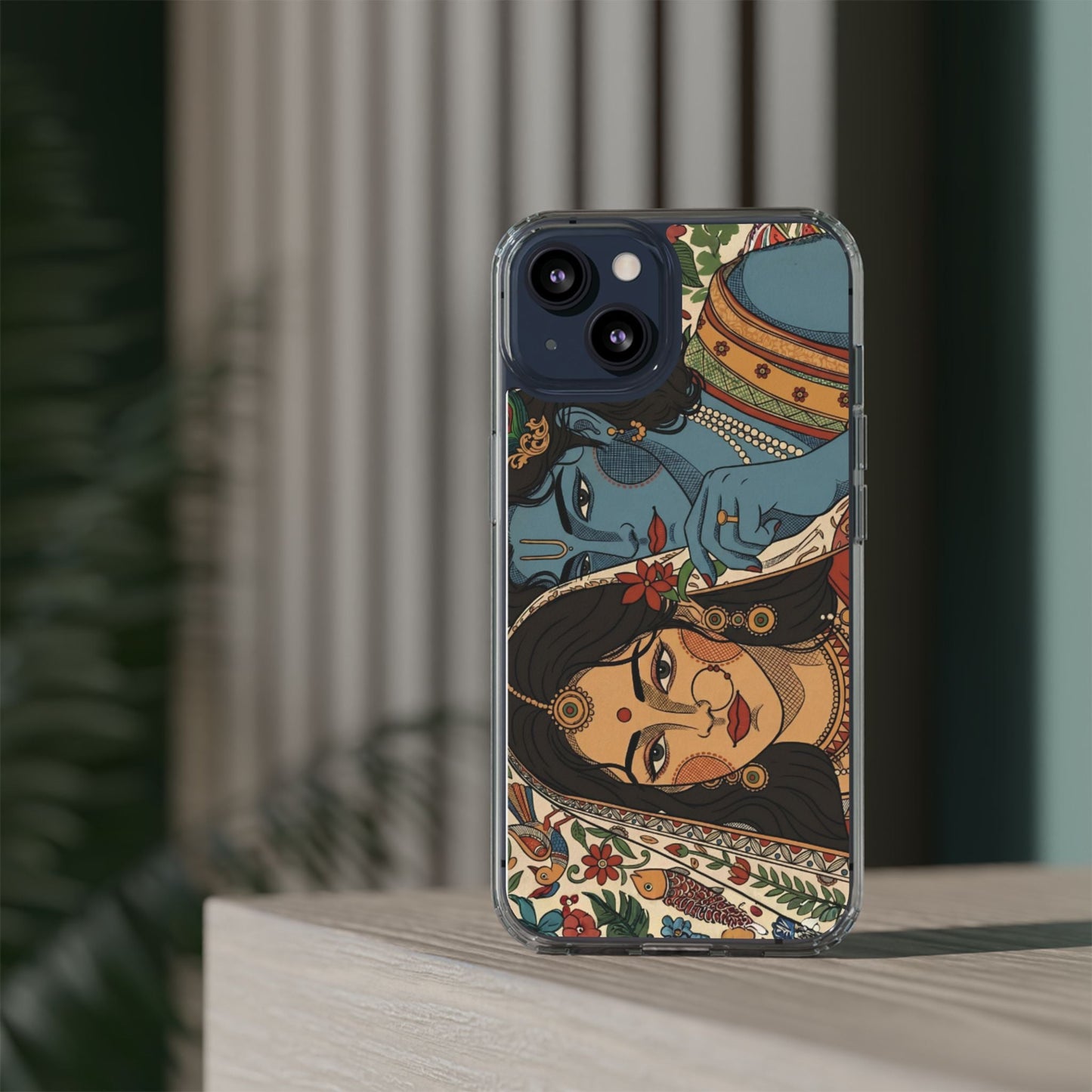 Shree Radha Krishna Portrait 🦚 - Insert Design Only