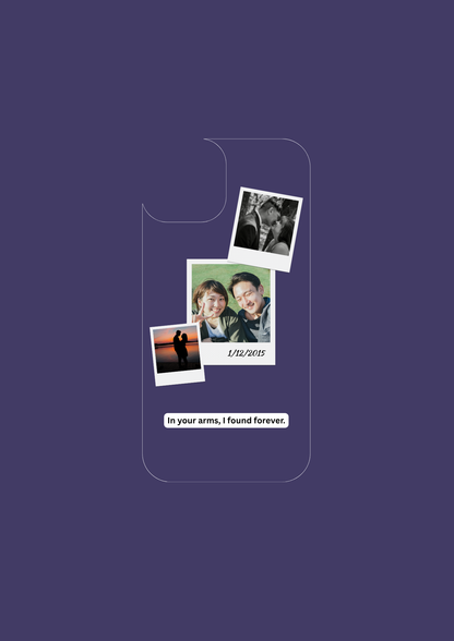 Forever Frame – Custom Couple Photo Case - Insert Only Design