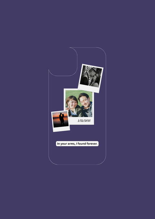 Forever Frame – Custom Couple Photo Case - Insert Only Design