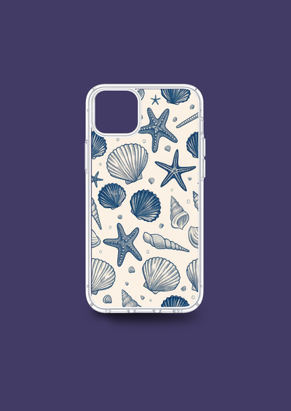 Seaside Sketch – Summer Shell Case 🐚🌊 - Insert Only Design