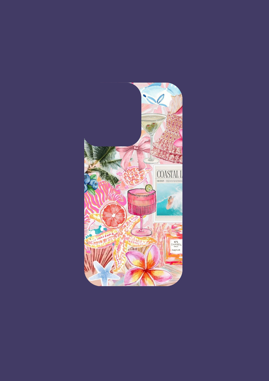 Tropical Pop – Summer Collage Case 🍹🌺 - Insert Only Design