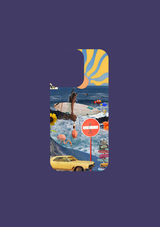 Sunset Escape – Summer Ride Case 🌅🌊🚗 - Insert Only Design
