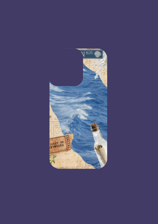 Ocean Letter – Summer Stories Case 🌊📜 - Insert Only Design