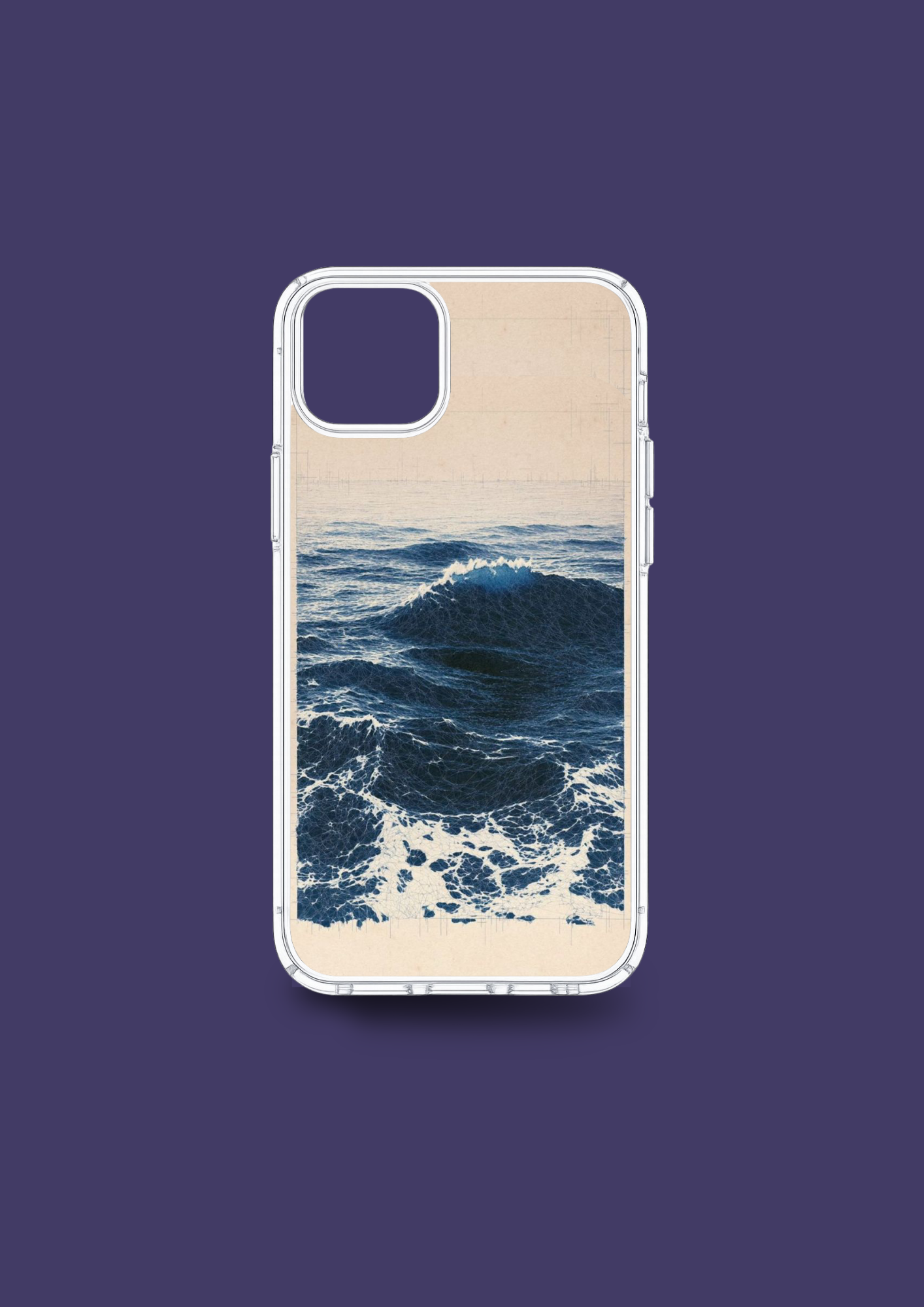 Midnight Tide – Ocean Wave Case - Insert Only Design