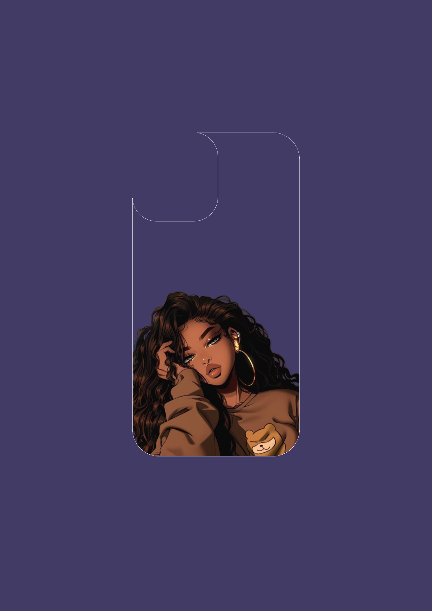 Lowkey Main Character Case - Insert Only Design