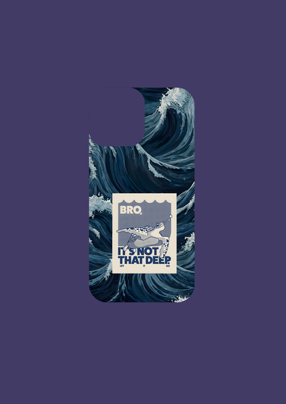 Not That Deep – Wave Statement Case - Insert Only Design