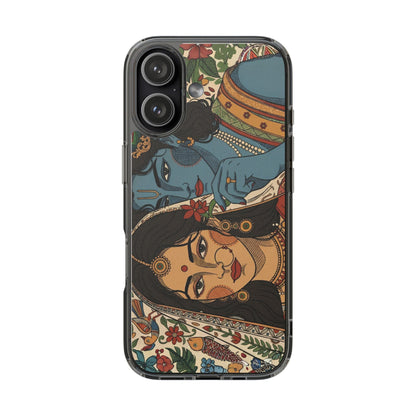 Shree Radha Krishna Portrait 🦚 - Insert Design Only
