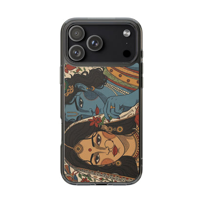 Shree Radha Krishna Portrait 🦚 - Insert Design Only
